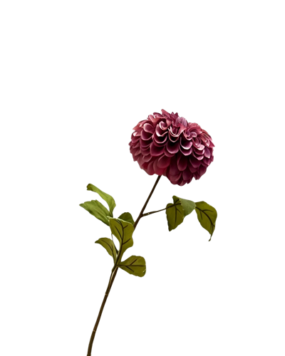 Zijden dahlia paars 75 cm