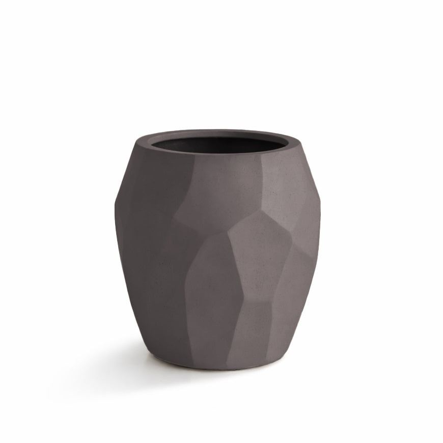 Pot Liscio Facet Ash Brown 56x61 cm