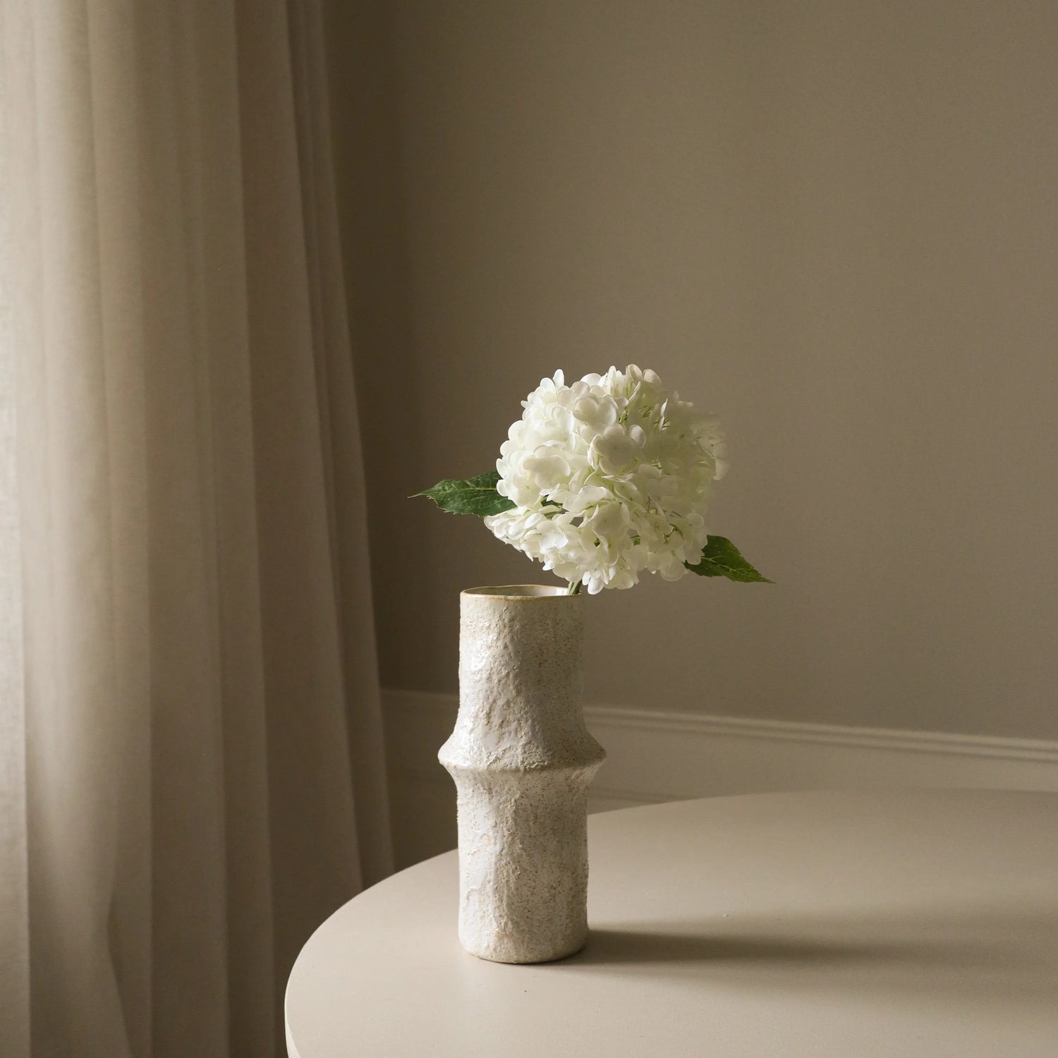 White Hydrangea Flower
