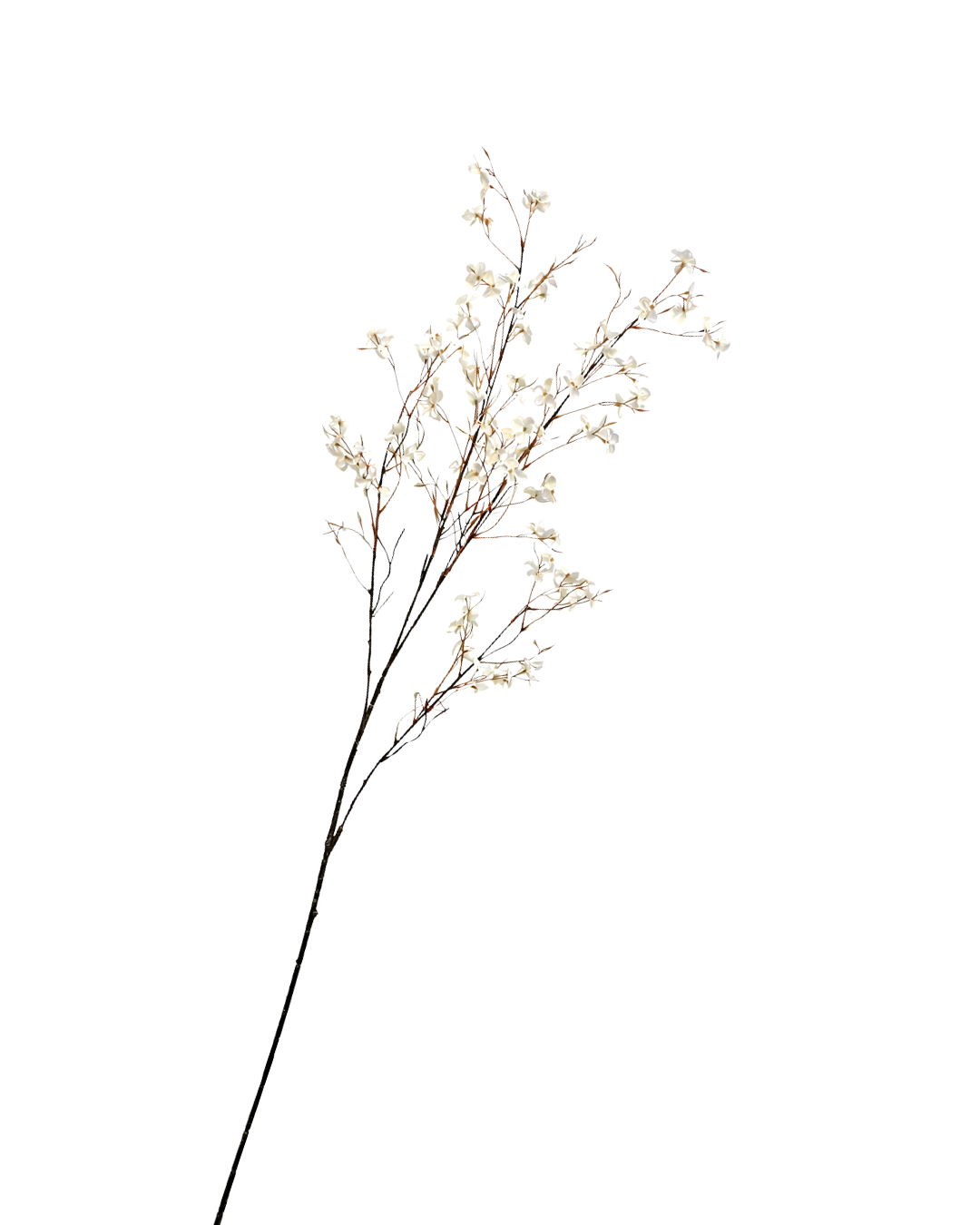 Zijden Bloesemtak Crème 132 cm