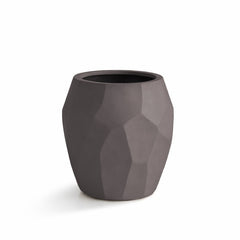 Pot Liscio Facet Ash Brown 37x41 cm