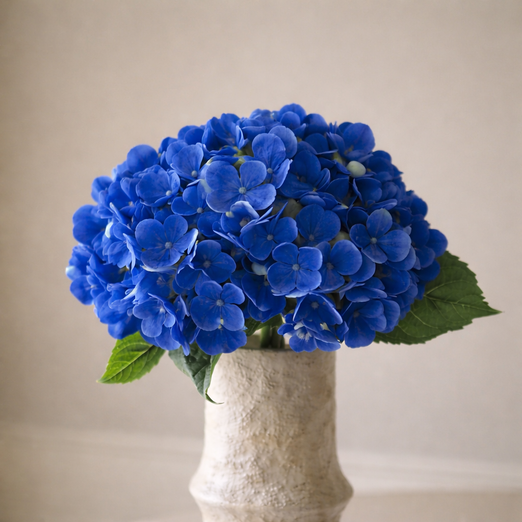 Blue Hydrangea Flower