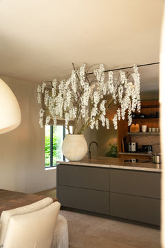 Wisteria crème 145cm sfeerfoto