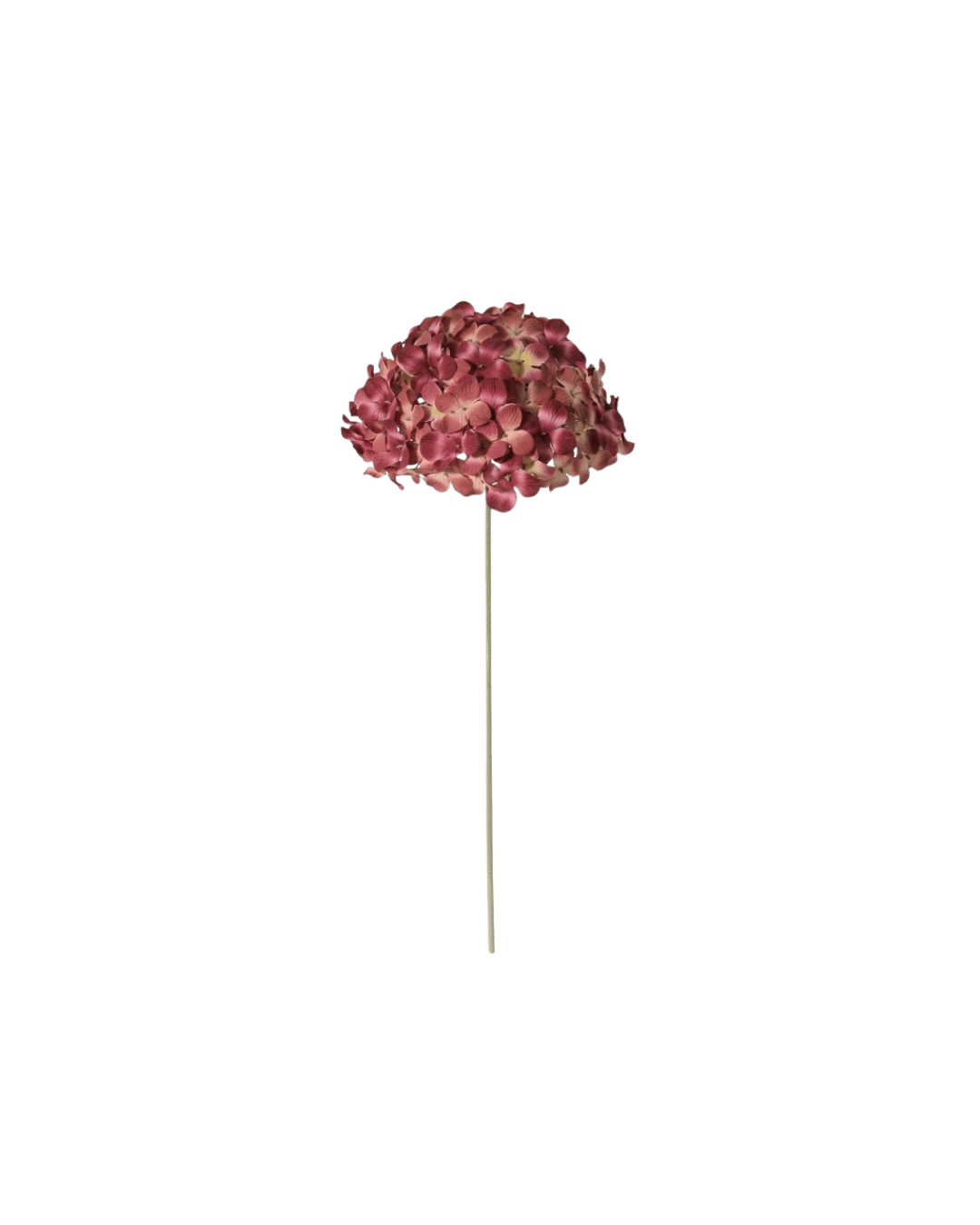 Zijden Hydrangea Bordeaux 75 cm