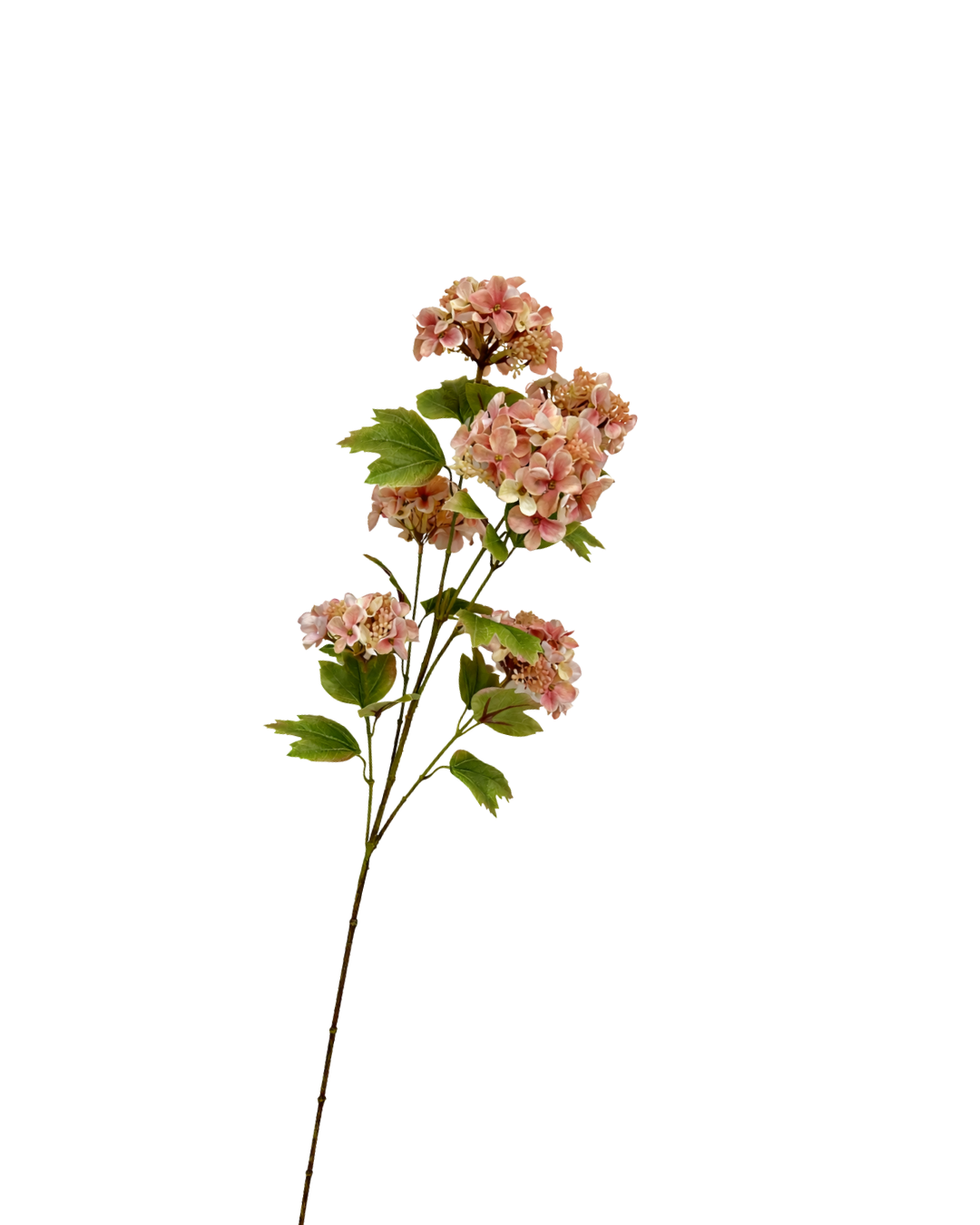 Zijden Hydrangea spray Zacht Roze 95 cm