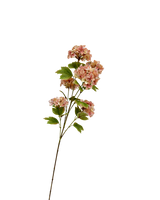 Zijden Hydrangea spray Zacht Roze 95 cm