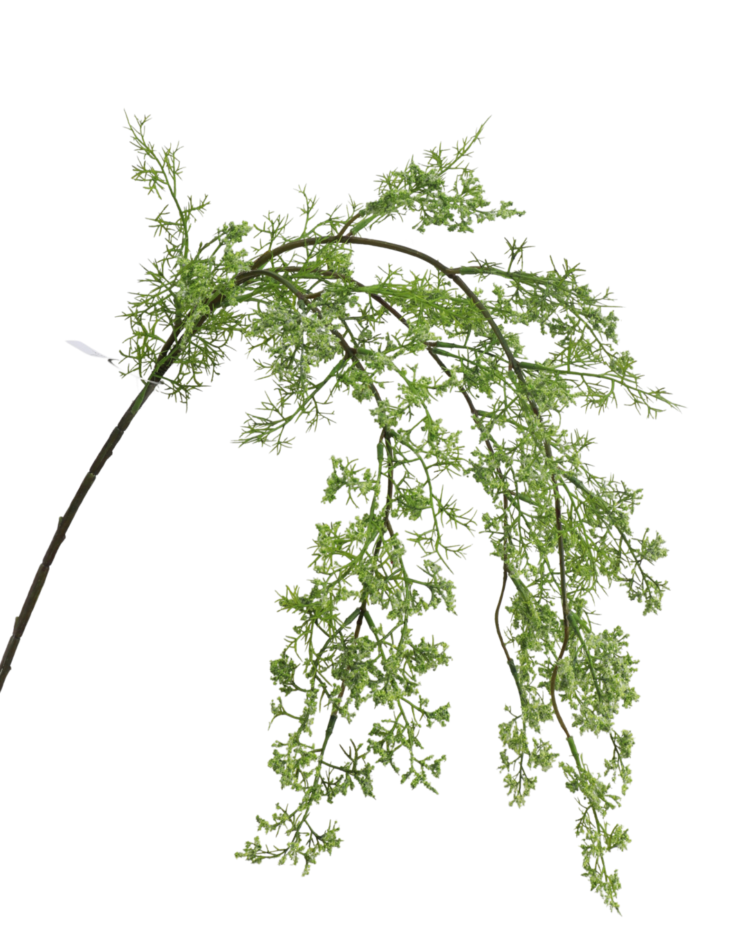 Zijden Green Lace tak 105 cm