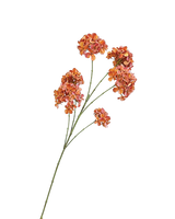 Zijden Hydrangea spray Oranje 95 cm