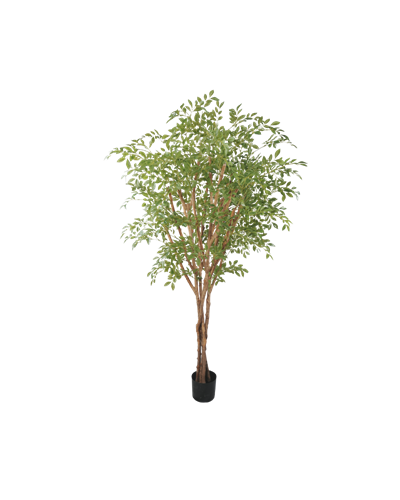 Nandina boom 180cm met echte houten stam